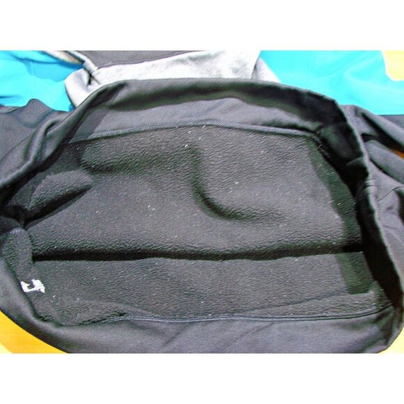 Under Armour Fleece Pullover Color Block Hoodie Sweatshirt Front Pockets Logo L - Picture 12 of 12